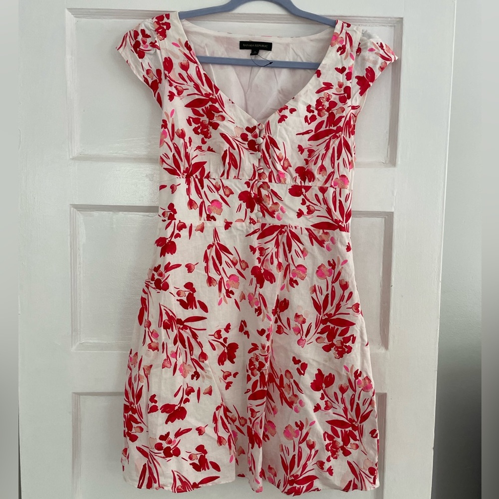 Banana republic floral dress